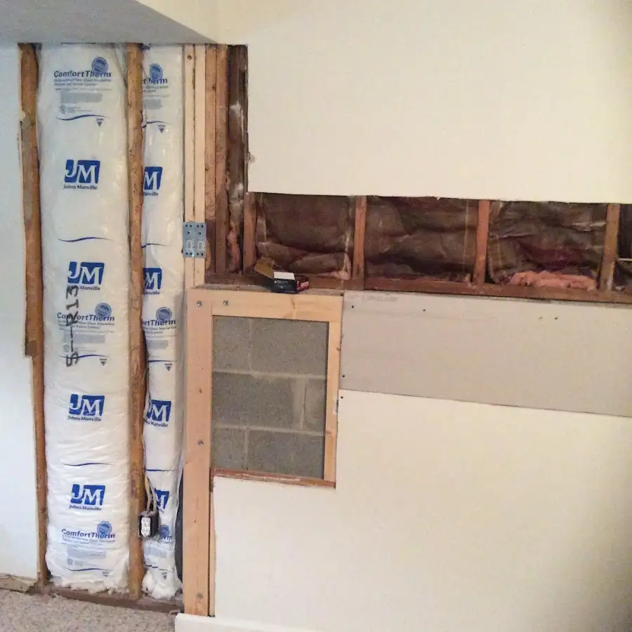 Wall insulation replacement during Contents Cleaning & Restoration in Micco